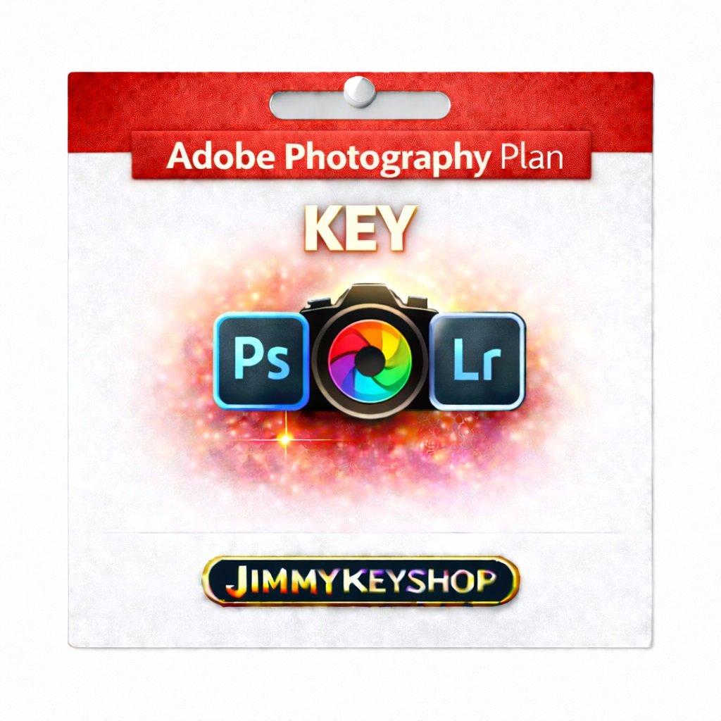 Adobe Photography Plan Key 3 Mesi